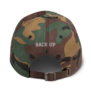 "If You're Reading This You're Too Close" Camouflage Dad Hat